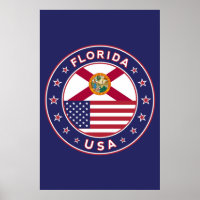 Florida-Poster, extra großes Poster,