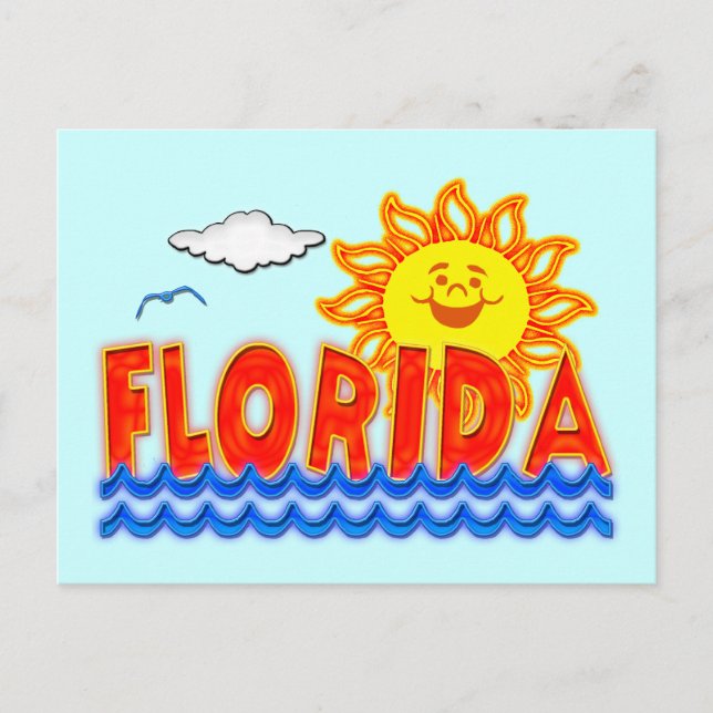 FLORIDA POSTKARTE (Vorderseite)