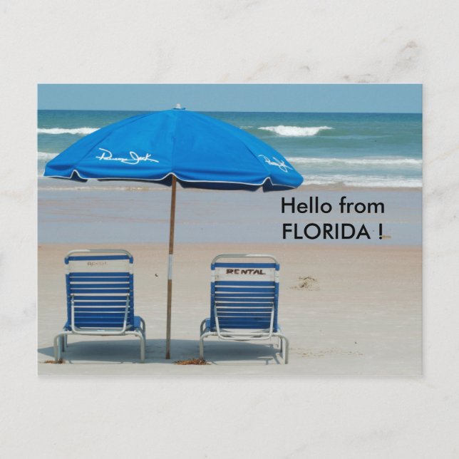 Florida Postkarte (Vorderseite)