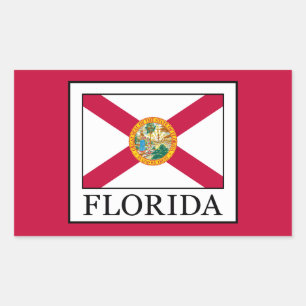 Florida Rechteckiger Aufkleber