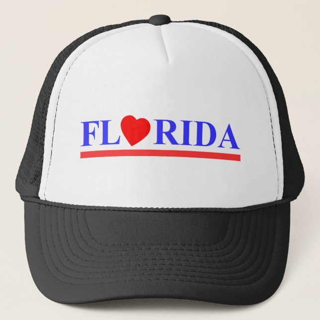 Florida Red Truckerkappe (Vorderseite)