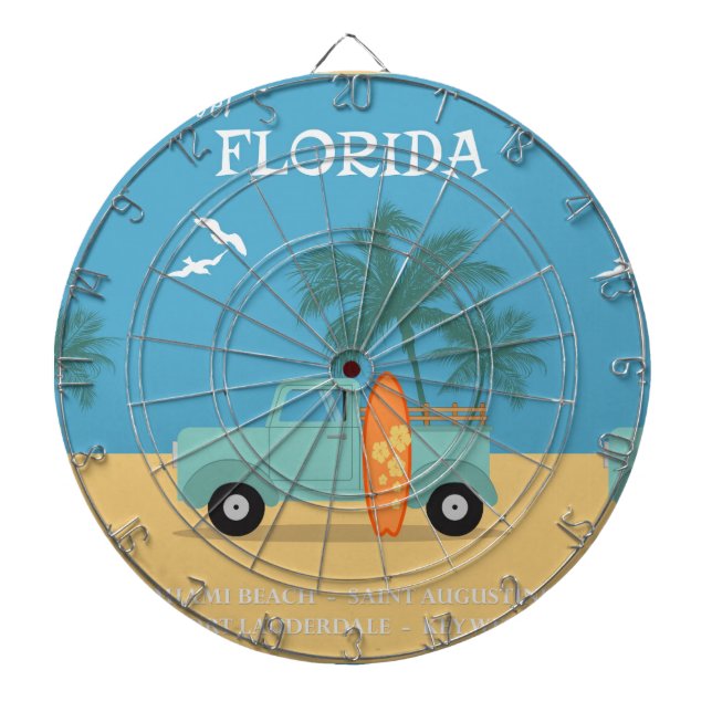 Florida: Reisetabor Dartscheibe (vorne)