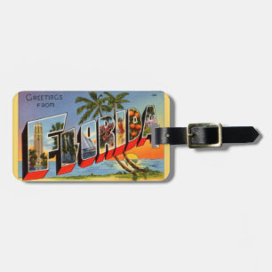 Florida Retro Tropisch  Gepäckanhänger