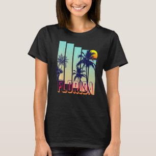 Florida Retro Vintag Style Palm Tree Premium T-Shirt