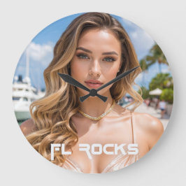 FLORIDA ROCKS GROßE WANDUHR