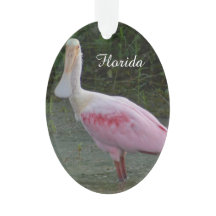 Florida rosa Spoonbill-Weihnachtsverzierung