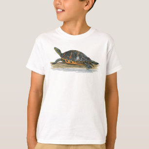 Florida Rot-blähte Schildkröte-T - Shirt auf