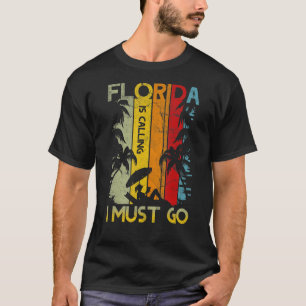 Florida ruft mich an, Vintagen Sommer Strand zu ge T-Shirt