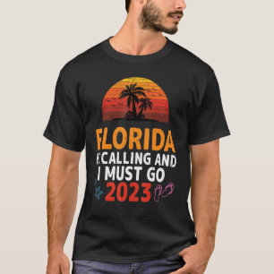 Florida ruft mich an, Vintagen Sommer Strand zu ge T-Shirt