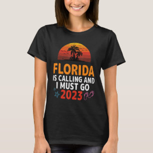 Florida ruft mich an, Vintagen Sommer Strand zu ge T-Shirt