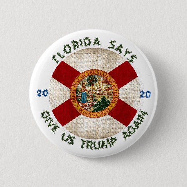 Florida sagt: button (Vorderseite)