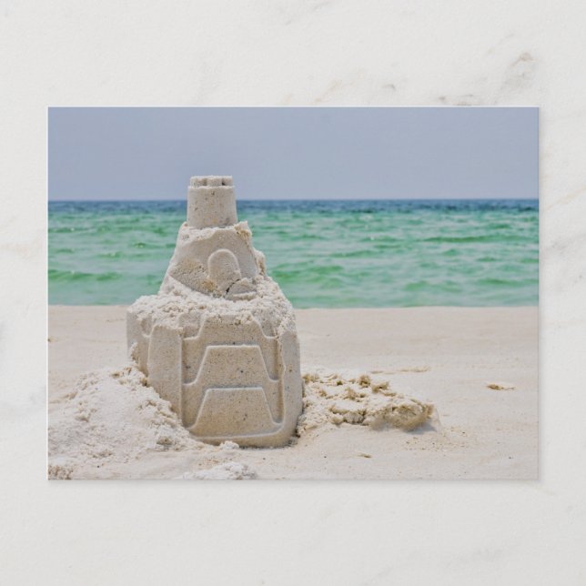 Florida Sand Castle Postkarte (Vorderseite)