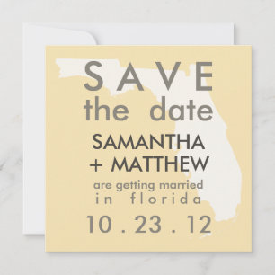 Florida Save-the-Date-Karten Save The Date