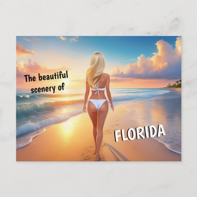 Florida - schöne Landschaft Postkarte (Vorderseite)