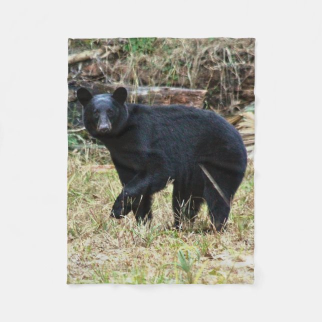 Florida-Schwarzbär Fleecedecke (Vorderseite)