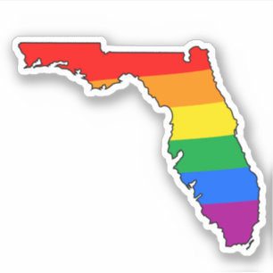 Florida Schwulenstolz Aufkleber