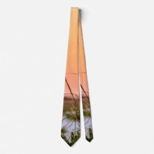 Florida Sea Oats Sunrise Neck Tie Krawatte