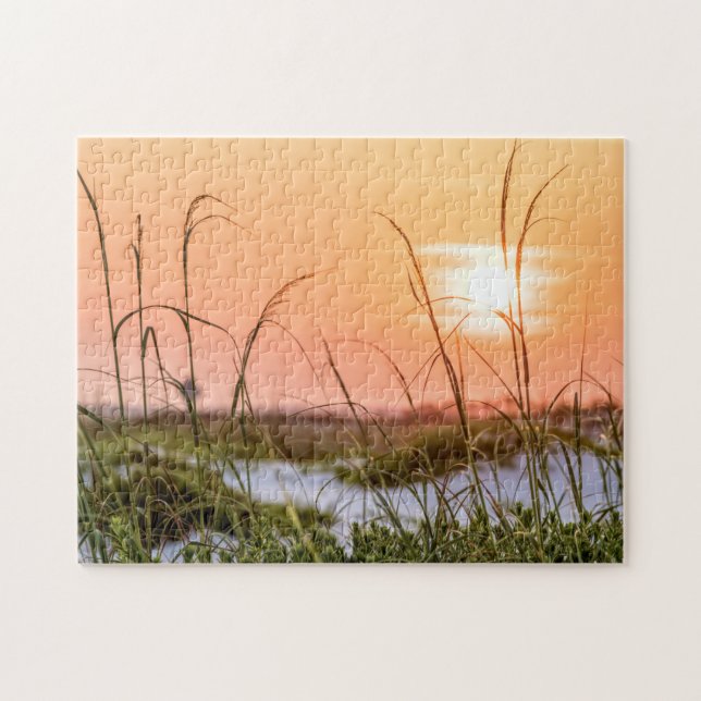 Florida Sea Oats Sunrise Puzzle (Horizontal)