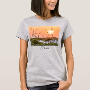 Florida Sea Oats Sunrise T - Shirt