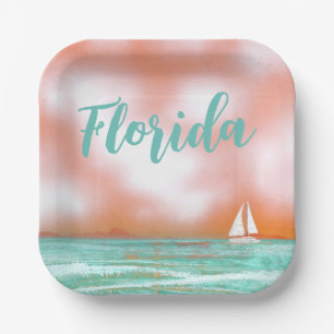 Florida Set Sail Pappteller