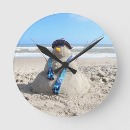 Florida "Snowman" Uhr - Strand, Skulptur