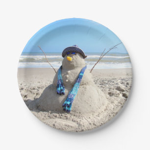 Florida Snowman - Winter Party - PapierTeller