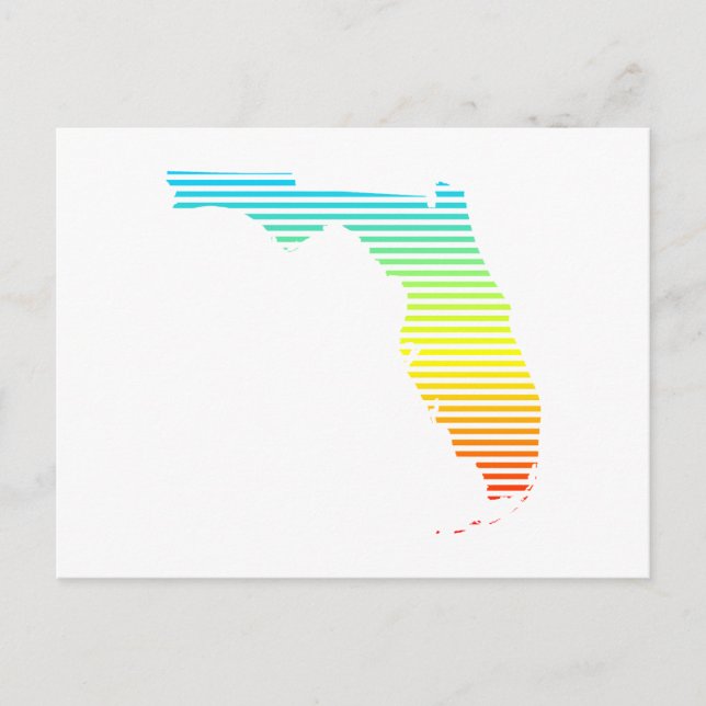 Florida Sommerflut Postkarte (Vorderseite)