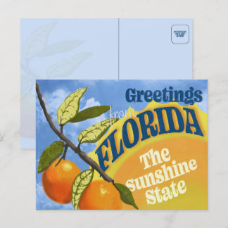 Florida Sonnenschein Postkarte