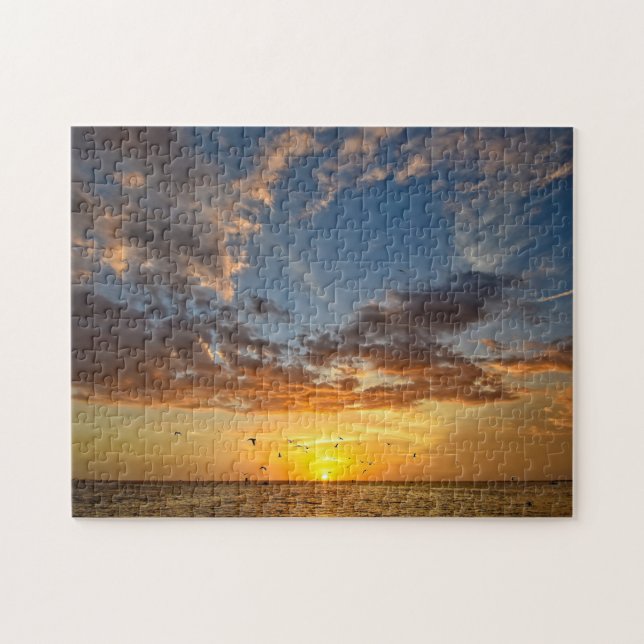 Florida-Sonnenuntergang - Puzzlespiel Puzzle (Horizontal)