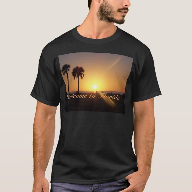 Florida-Sonnenuntergang T-Shirt (Vorderseite)