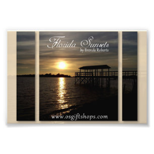 Florida-Sonnenuntergänge Fotodruck
