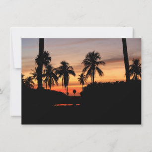 Florida-Sonnenuntergangskarte