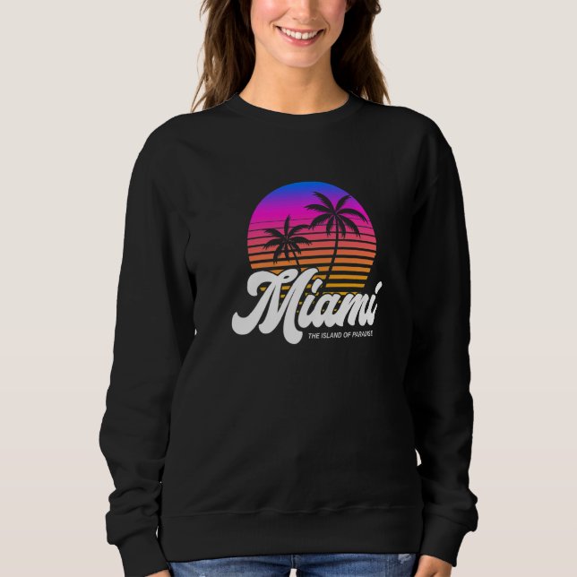 Florida Souvenir Miami   Sweatshirt (Vorderseite)
