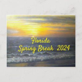 "FLORIDA SPRING BREAK POSTCARD 2024 POSTKARTE