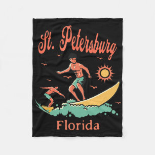 Florida St. Petersburg Fl Surfer Surfen Strand Fis Fleecedecke