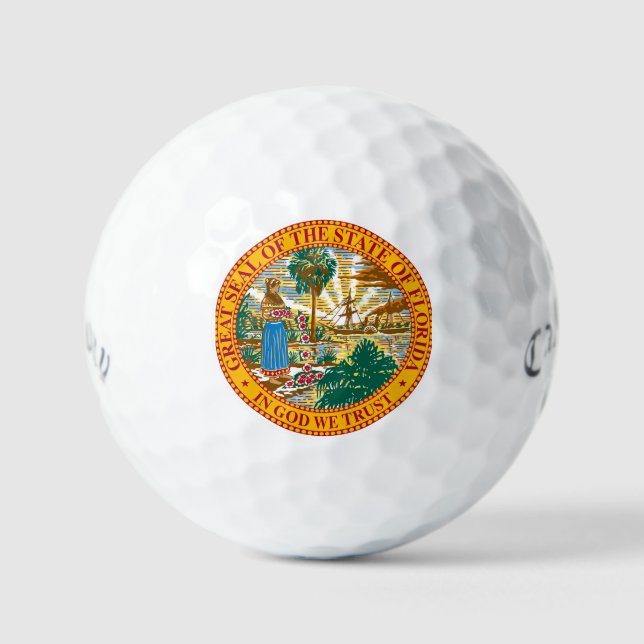 Florida Staat 12 Callaway Golfplätze Golfball (Vorderseite)