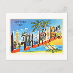 Florida Staat # 2 FL Old Vintage Travel Souvenir Postkarte