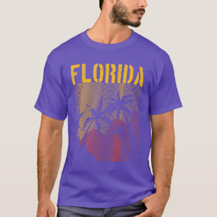Florida Staat FL Tropischer Sommerurlaub Florida T-Shirt