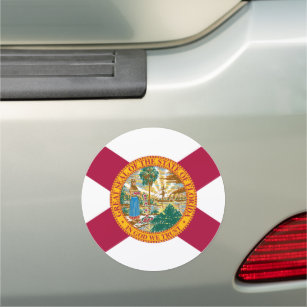 FLORIDA STAAT FLAG AUTO MAGNET