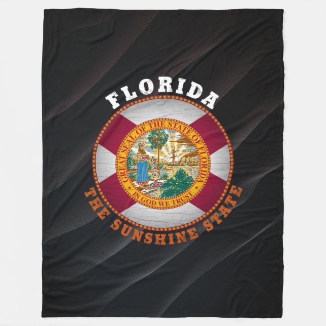 FLORIDA STAAT FLAG FLEECEDECKE (Vorderseite)