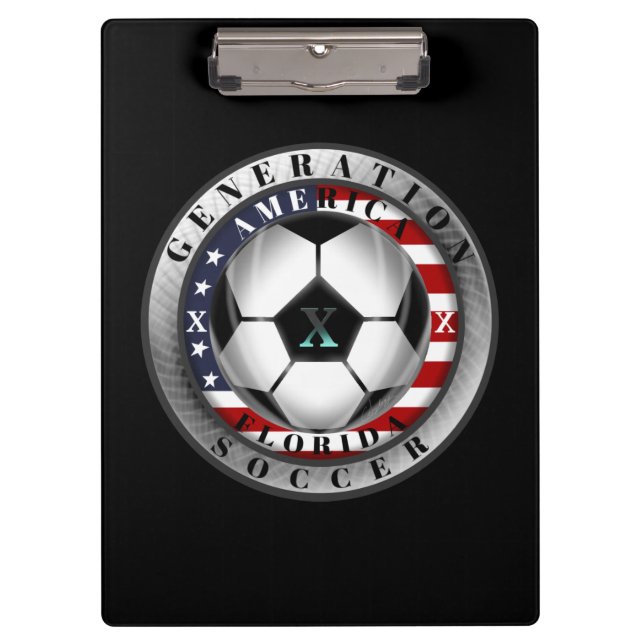 Florida Staat Generation X American Soccer Klemmbrett (Vorderseite)