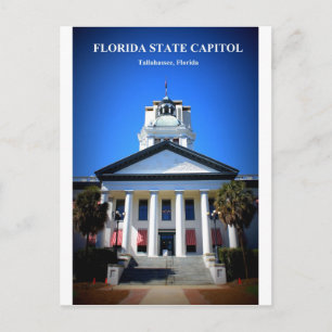 FLORIDA STAAT HAUPTSTADT POSTKARTE