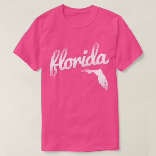 Florida-Staat im Rosa T-Shirt