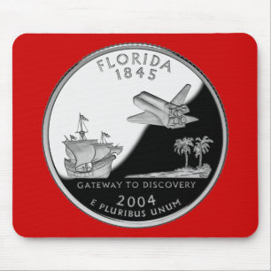Florida Staat Imitate Quarter Mousepad