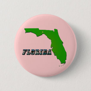 Florida Staat Map and Text Button