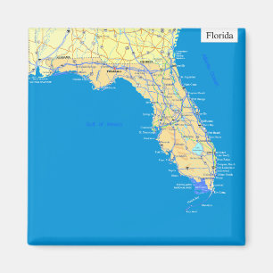 Florida Staat Map Magnet