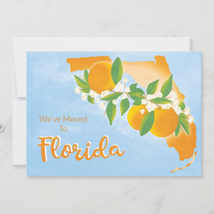 Florida Staat Orangenblüten - Neue Adresse Ankündigung