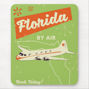 Florida Staat Retroposter. Mousepad