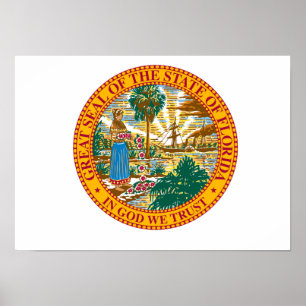 Florida Staat Siegel Poster
