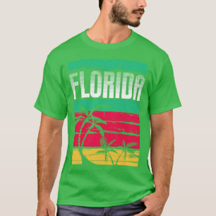 Florida Staat Sommerferien Tropische FL Florida T-Shirt